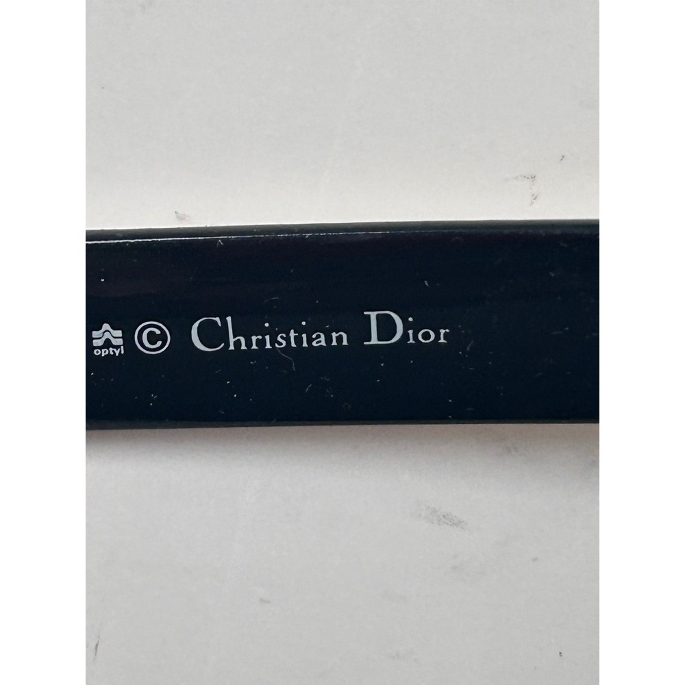Christian Dior Vintage Carla 42W Gold Amber Oval glasses Frames Austria 49-22 - Picture 3 of 16